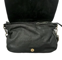 Scarpe di Maremma Borsa Artigianale In Pelle Lavata Con Manico Intrecciato*Donna Borse Morbide
