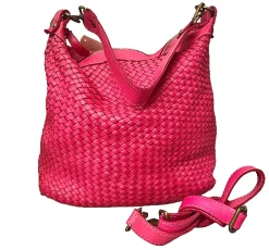 Scarpe di Maremma Borsa Artigianale In Pelle Intrecciata*Donna Borse Morbide