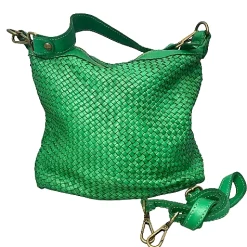 Scarpe di Maremma Borsa Artigianale In Pelle Intrecciata*Donna Borse Morbide