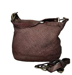 Scarpe di Maremma Borsa Artigianale In Pelle Intrecciata*Donna Borse Morbide