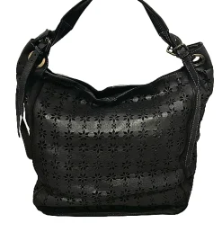 Scarpe di Maremma Borsa Artigianale In Pelle Lavata E Laserata*Donna Borse Morbide