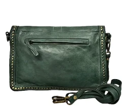 Scarpe di Maremma Borsa Artigianale Lavata Con Borchiette*Donna Borse Morbide
