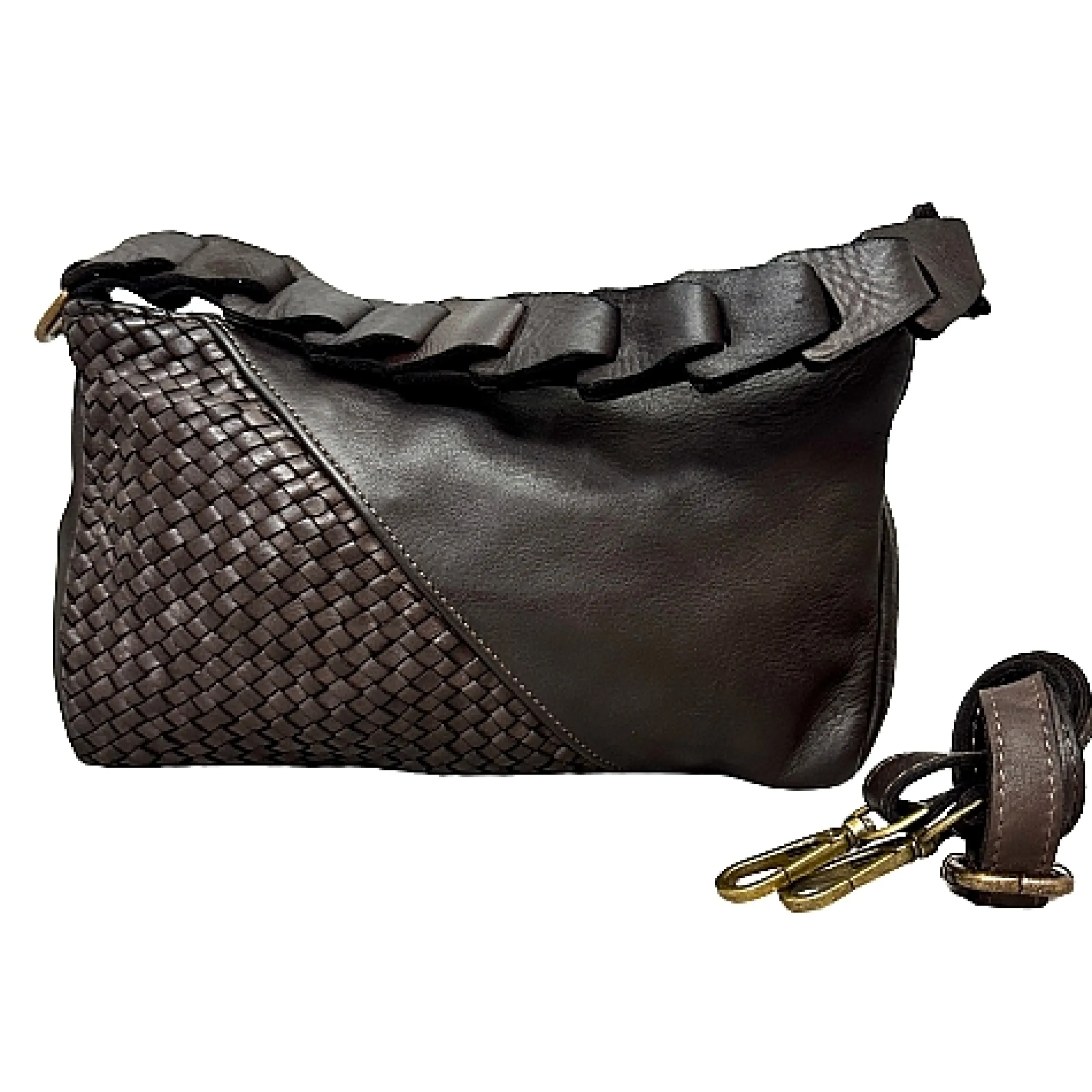 Scarpe di Maremma Borsa Artigianale Meta Pelle Intrecciata*Donna Borse Morbide