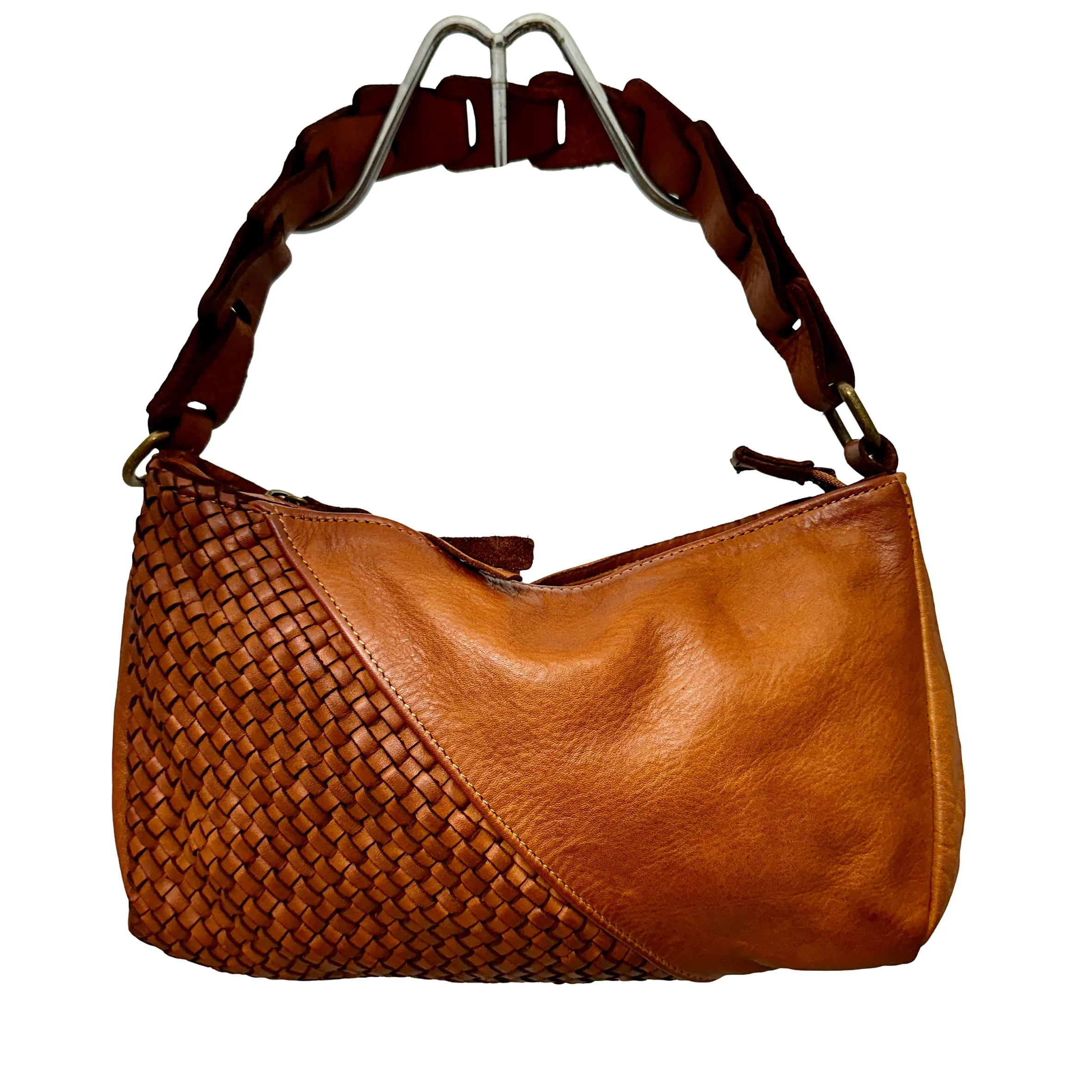 Scarpe di Maremma Borsa Artigianale Meta Pelle Intrecciata*Donna Borse Morbide