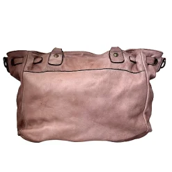 Scarpe di Maremma Borsa Artigianale Mod. Birkin In Pelle Lavata*Donna Borse Morbide