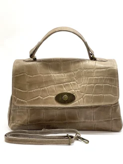 Scarpe di Maremma Borsa Artigianale Mod. Postina In Pelle Cocco*Donna Borse Morbide