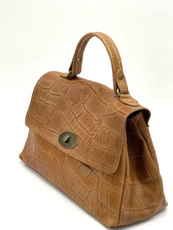 Scarpe di Maremma Borsa Artigianale Mod. Postina In Pelle Cocco*Donna Borse Morbide