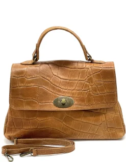 Scarpe di Maremma Borsa Artigianale Mod. Postina In Pelle Cocco*Donna Borse Morbide