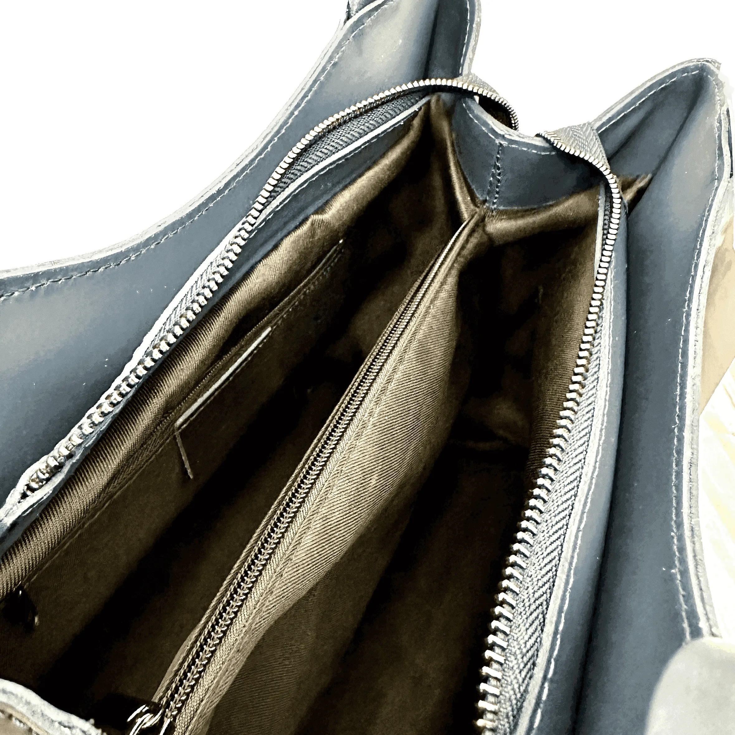 Scarpe di Maremma Borsa Artigianale Rigida In Pelle Liscia*Donna Borse Rigide