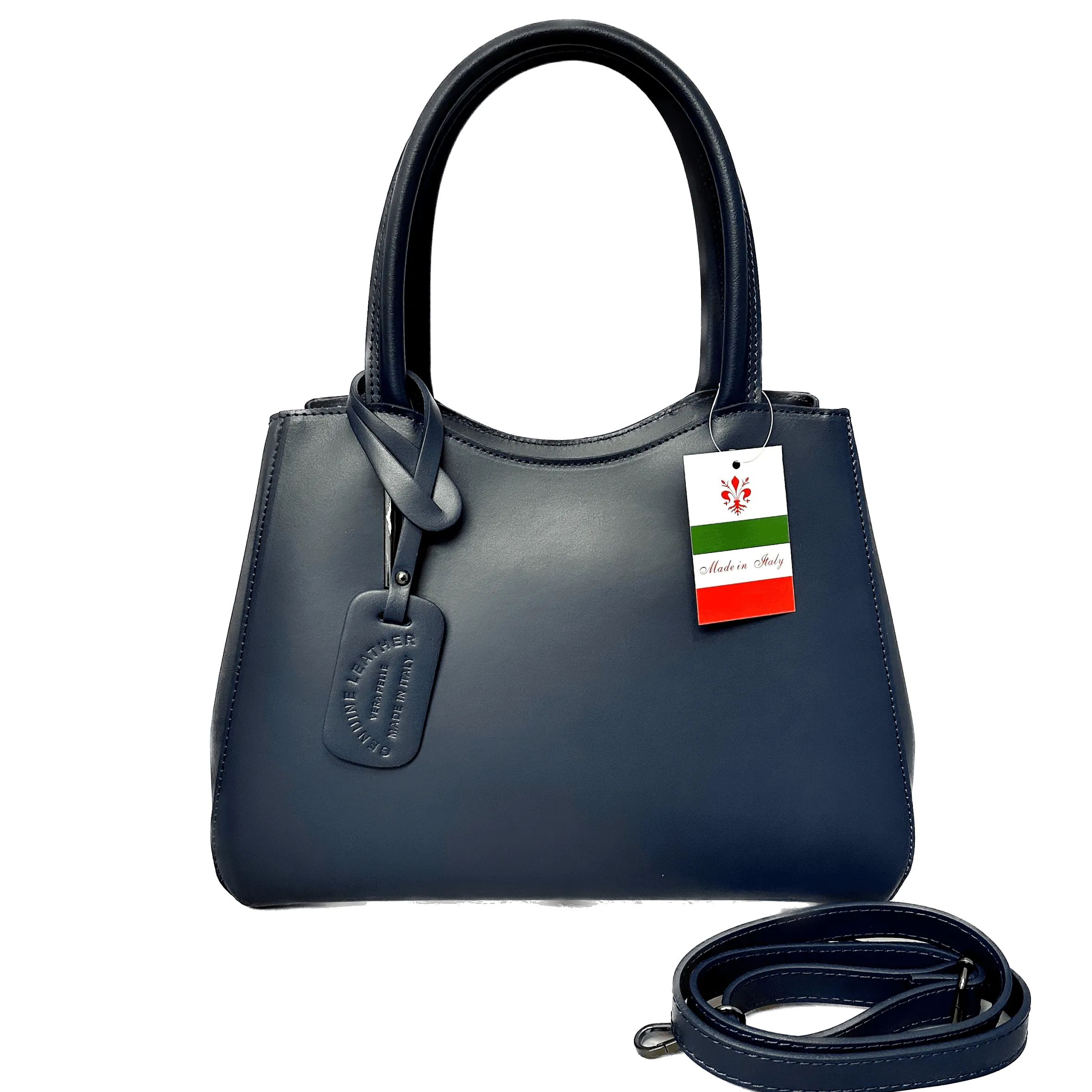 Scarpe di Maremma Borsa Artigianale Rigida In Pelle Liscia*Donna Borse Rigide