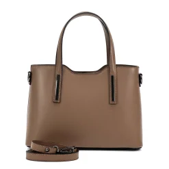 Scarpe di Maremma Borsa Artigianale Rigida In Pelle Liscia*Donna Borse Rigide