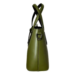 Scarpe di Maremma Borsa Artigianale Rigida In Pelle Liscia*Donna Borse Rigide