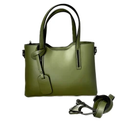Scarpe di Maremma Borsa Artigianale Rigida In Pelle Liscia*Donna Borse Rigide