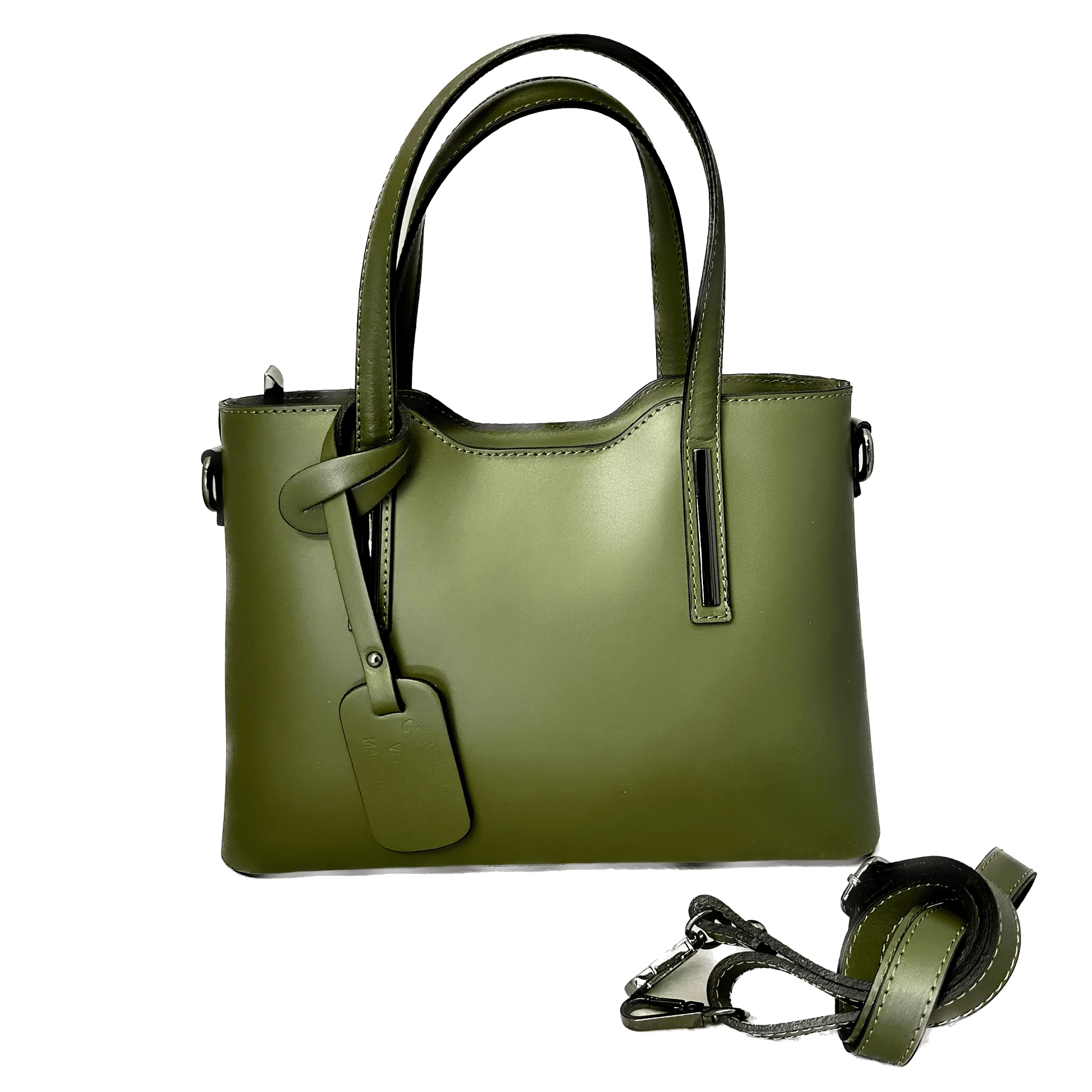 Scarpe di Maremma Borsa Artigianale Rigida In Pelle Liscia*Donna Borse Rigide