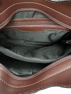 Scarpe di Maremma Borsa Artigianale Rigida In Pelle Liscia*Donna Borse Rigide