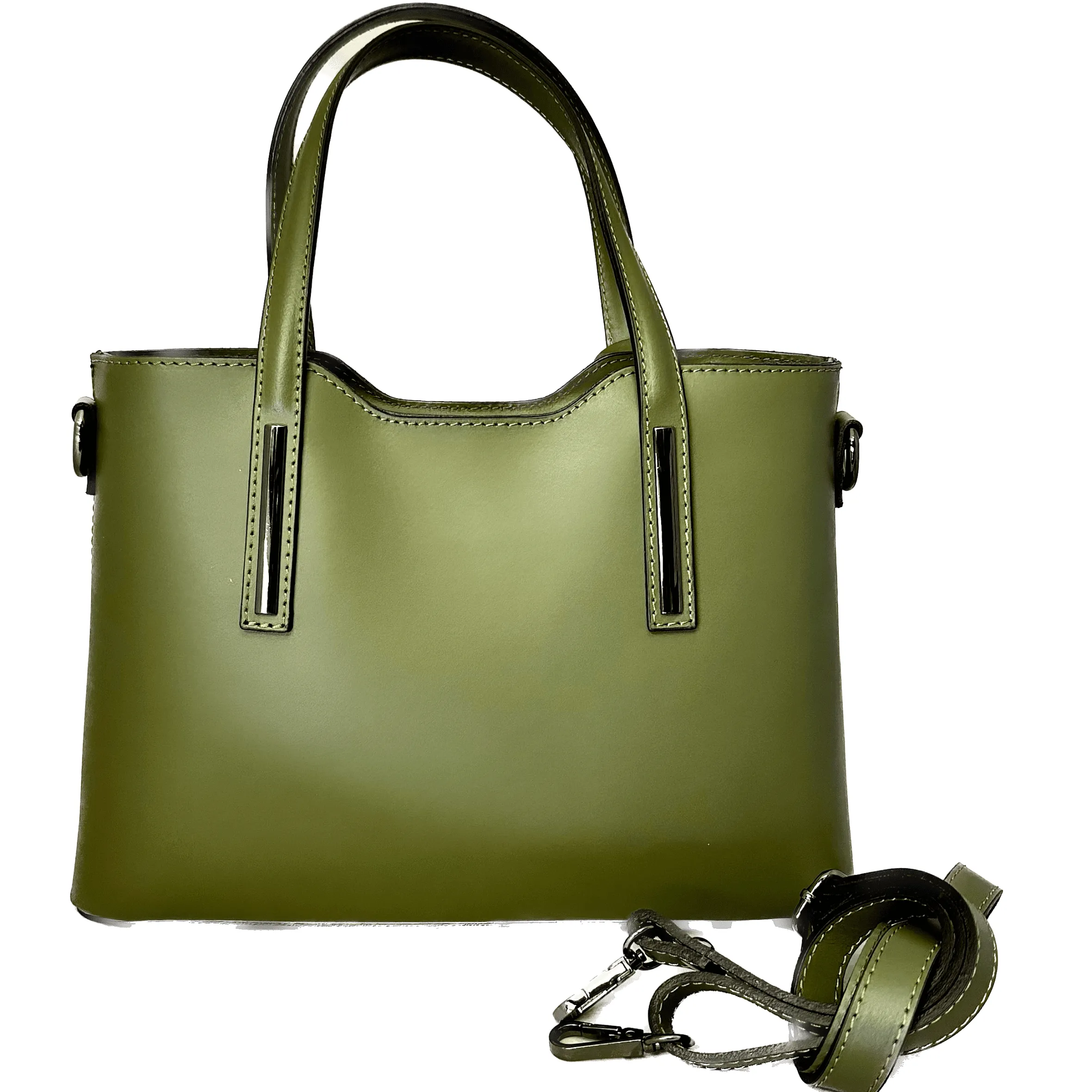 Scarpe di Maremma Borsa Artigianale Rigida In Pelle Liscia*Donna Borse Rigide