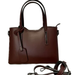 Scarpe di Maremma Borsa Artigianale Rigida In Pelle Liscia*Donna Borse Rigide
