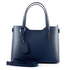 Scarpe di Maremma Borsa Artigianale Rigida In Pelle Liscia*Donna Borse Rigide