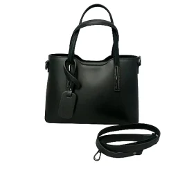 Scarpe di Maremma Borsa Artigianale Rigida In Pelle Liscia*Donna Borse Rigide