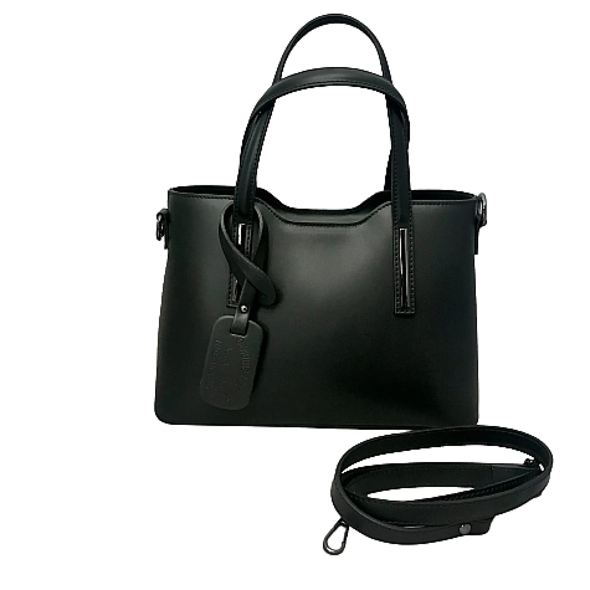 Scarpe di Maremma Borsa Artigianale Rigida In Pelle Liscia*Donna Borse Rigide