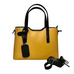 Scarpe di Maremma Borsa Artigianale Rigida In Pelle Liscia*Donna Borse Rigide