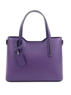 Scarpe di Maremma Borsa Artigianale Rigida In Pelle Liscia*Donna Borse Rigide