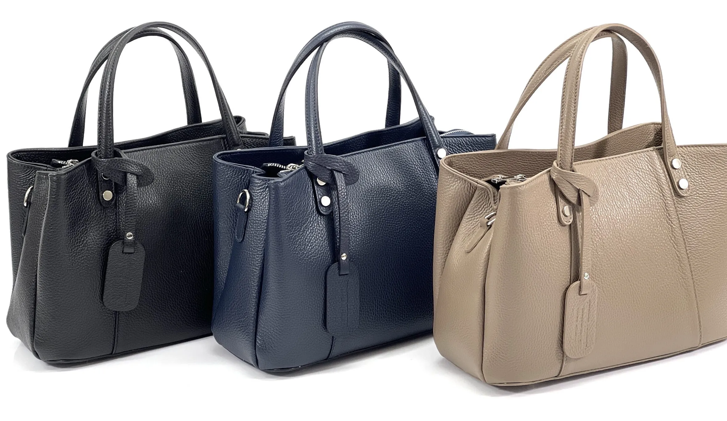 Scarpe di Maremma Borsa Artigianale Rigida Tre Scomparti*Donna Borse Rigide