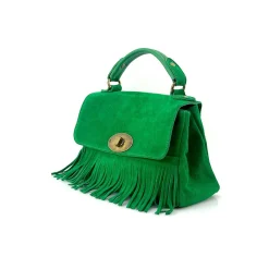 Scarpe di Maremma Borsa Con Frange E Tracolla In Camoscio*Donna Borse Morbide