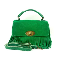 Scarpe di Maremma Borsa Con Frange E Tracolla In Camoscio*Donna Borse Morbide