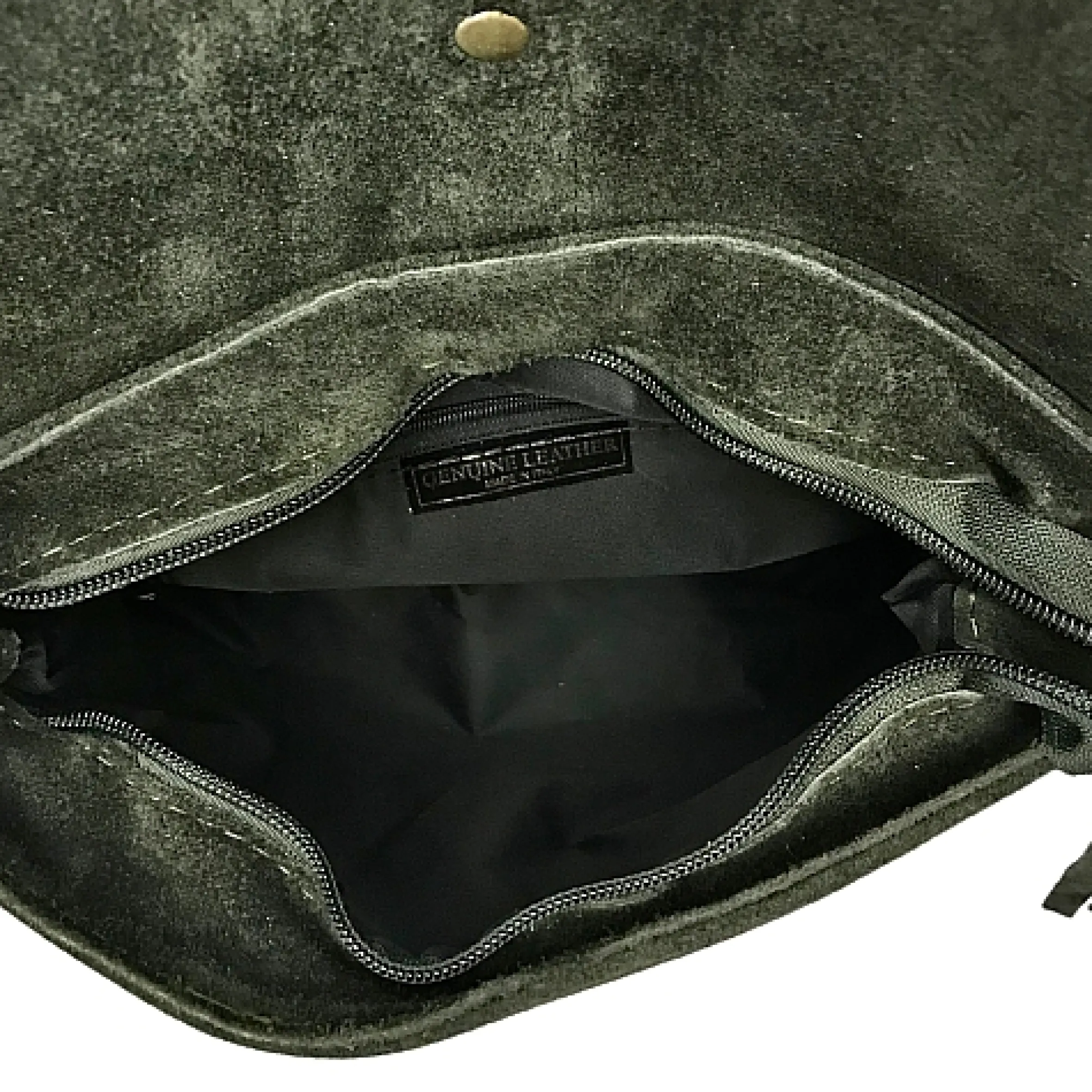 Scarpe di Maremma Borsa Con Frange In Camoscio Verde*Donna Borse Morbide