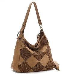 Scarpe di Maremma Borsa Effetto Trapuntato Ed Intrecciato Melissa*Donna Borse Morbide