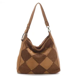 Scarpe di Maremma Borsa Effetto Trapuntato Ed Intrecciato Melissa*Donna Borse Morbide