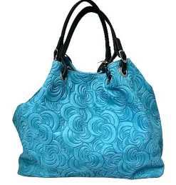 Scarpe di Maremma Borsa In Pelle Artigianale Decorazione Floreale*Donna Borse Morbide