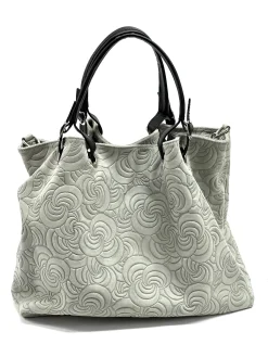 Scarpe di Maremma Borsa In Pelle Artigianale Decorazione Floreale*Donna Borse Morbide