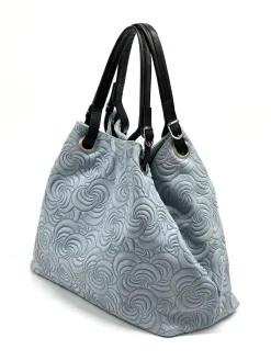 Scarpe di Maremma Borsa In Pelle Artigianale Decorazione Floreale*Donna Borse Morbide