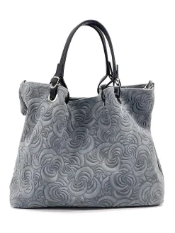 Scarpe di Maremma Borsa In Pelle Artigianale Decorazione Floreale*Donna Borse Morbide