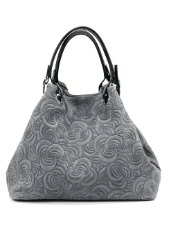 Scarpe di Maremma Borsa In Pelle Artigianale Decorazione Floreale*Donna Borse Morbide