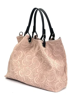 Scarpe di Maremma Borsa In Pelle Artigianale Decorazione Floreale*Donna Borse Morbide