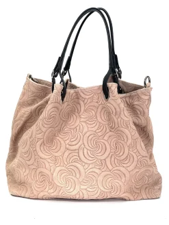 Scarpe di Maremma Borsa In Pelle Artigianale Decorazione Floreale*Donna Borse Morbide