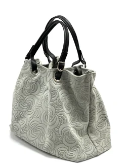 Scarpe di Maremma Borsa In Pelle Artigianale Decorazione Floreale*Donna Borse Morbide