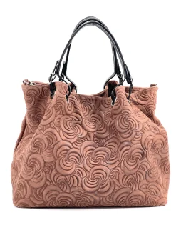Scarpe di Maremma Borsa In Pelle Artigianale Decorazione Floreale*Donna Borse Morbide