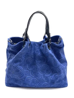Scarpe di Maremma Borsa In Pelle Artigianale Decorazione Floreale*Donna Borse Morbide