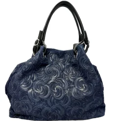 Scarpe di Maremma Borsa In Pelle Artigianale Decorazione Floreale*Donna Borse Morbide