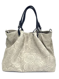 Scarpe di Maremma Borsa In Pelle Artigianale Decorazione Floreale*Donna Borse Morbide