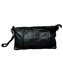 Scarpe di Maremma Borsa In Pelle Con Tracolla E Cinturino Con Cuciture A Vista*Donna Borse Morbide