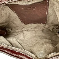 Scarpe di Maremma Borsa In Pelle Intrecciata Con Tracolla*Donna Borse Morbide