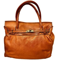 Scarpe di Maremma Borsa In Pelle Lavata Mod. Birkin*Donna Borse Morbide