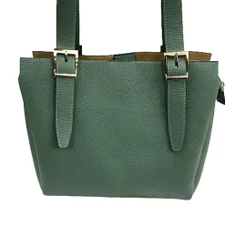 Scarpe di Maremma Borsa In Pelle Verde*Donna Borse Rigide