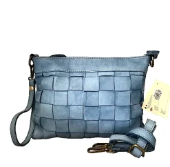 Scarpe di Maremma Borsa Intrecciata Con Cinturino E Tracolla Verde*Donna Borse Morbide