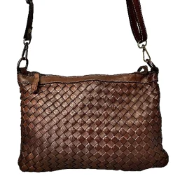 Scarpe di Maremma Borsa Intrecciata Con Tracolla*Donna Borse Morbide